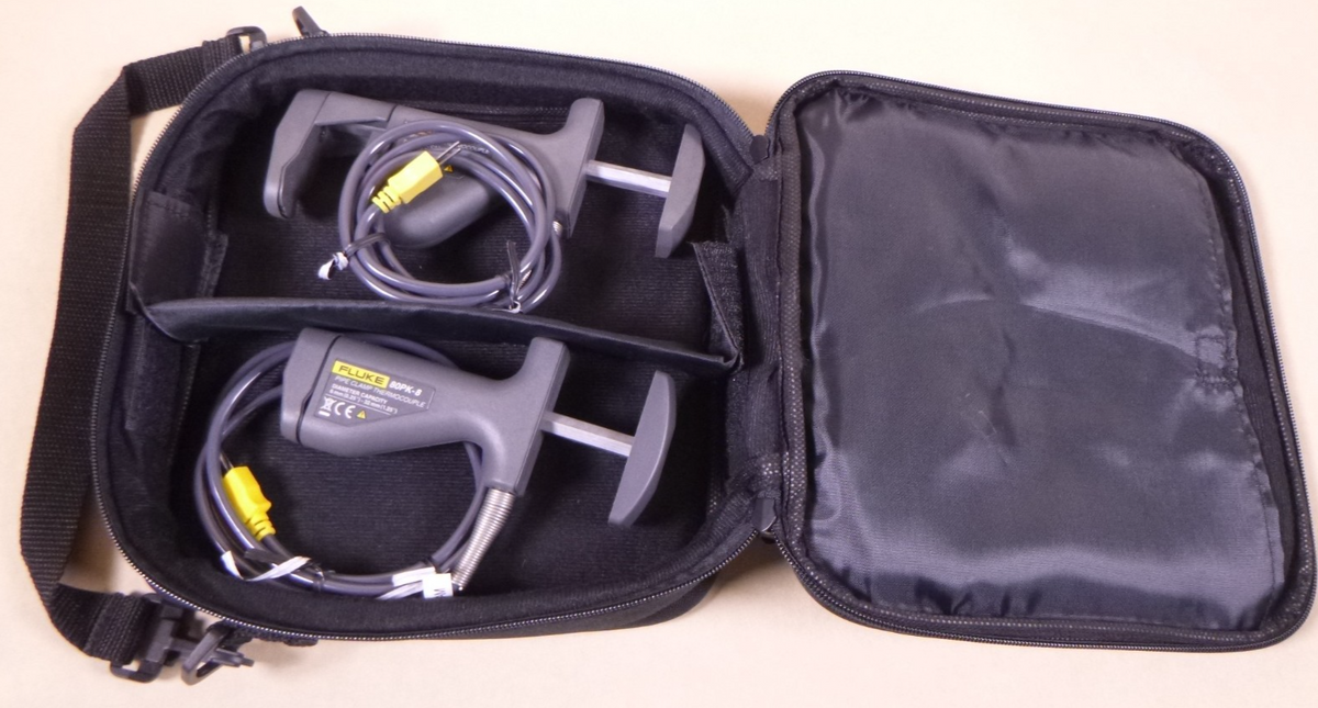 Fluke 80PK-18 Type-K Pipe Clamp Temperature Probe Kit, 80PK-10 &amp; 80PK-8