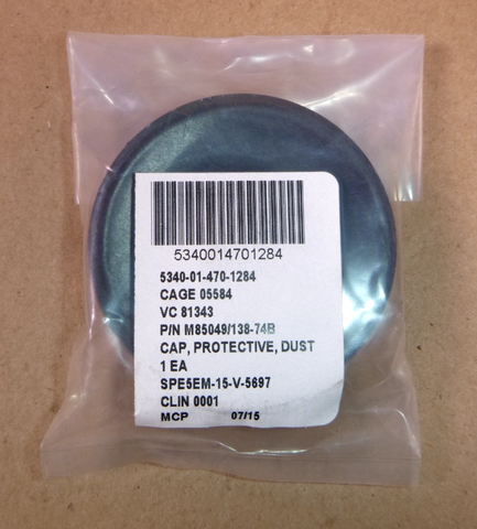 M85049/138-74B Circular Mil Electrical Connector Dust Caps AS138-74B (100 Pcs) | Industrial MRO Replacement Parts, Manufacturing Machine Parts & Components, Heavy Equipment Parts Supplier