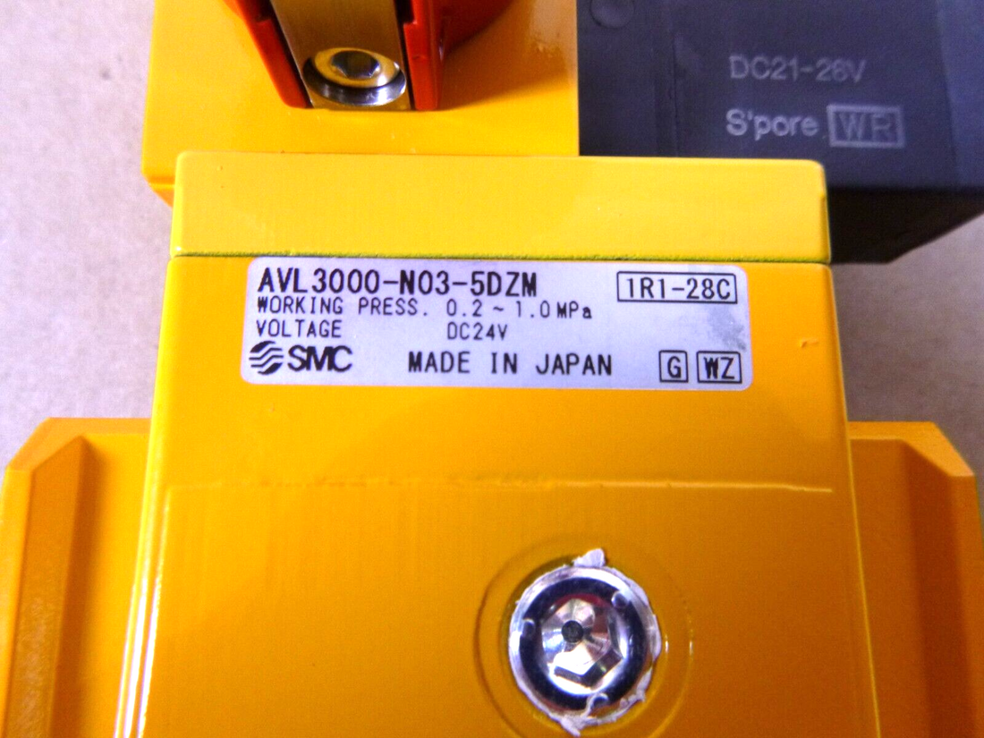 SMC Pneumatics AVL3000-03-5DZM Valve, Soft Start With Lock Out 3/8" Port 24 VDC | Electrical MRO Replacement Parts &amp; Components and Commercial Electrical Supplies Company