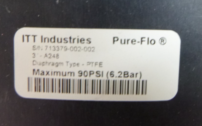 ITT Pure-Flo A248 Diaphragm Actuator PFTE 90PSI A248 , 3" (DN80) , *SET OF 2* | Industrial MRO Replacement Parts, Manufacturing Machine Parts &amp; Components, Heavy Equipment Parts Supplier