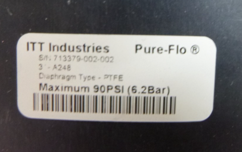 ITT Pure-Flo A248 Diaphragm Actuator PFTE 90PSI A248 , 3" (DN80) , *SET OF 2* | Industrial MRO Replacement Parts, Manufacturing Machine Parts & Components, Heavy Equipment Parts Supplier