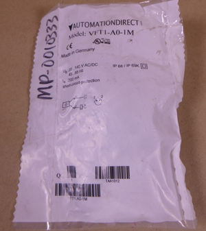 Automation Direct VFT1-A0-1M / VFT1A01M Inductive Proximity Sensor 20-140VAC/DC | Electrical MRO Replacement Parts & Components and Commercial Electrical Supplies Company