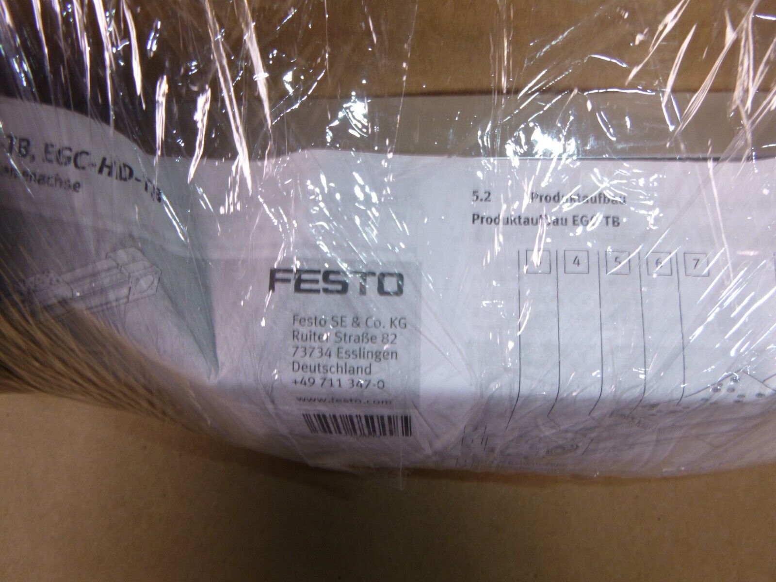 New FESTO Belt Driven Linear Actuator EGC-70-350-TB-KF-0H-GP, 350mm, 556813 | Industrial MRO Replacement Parts, Manufacturing Machine Parts &amp; Components, Heavy Equipment Parts Supplier