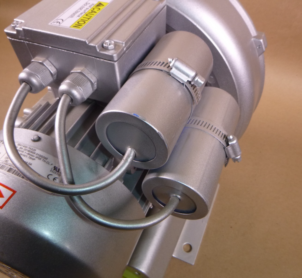 3BA1400-7AS25 Airtech Vacuum/Pressure Regenerative Blower 1 Ph. 105 CFM, 1.75 HP | Industrial Electric Motors, Pumps & Parts