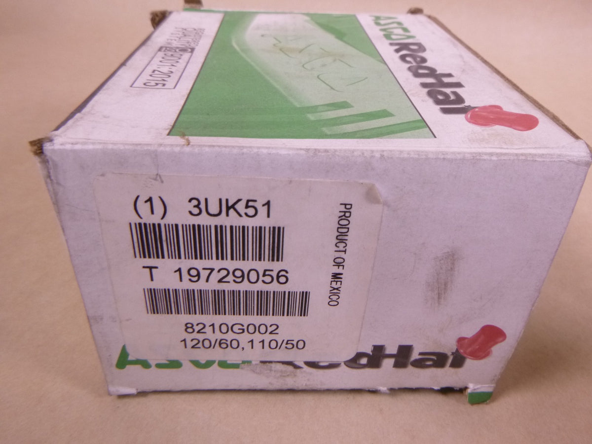 ASCO 3UK51 Solenoid Valve 8210G002 Redhat 1/2" , 50/60HZ , 6.1/8.1 WATTS | Electrical MRO Replacement Parts &amp; Components and Commercial Electrical Supplies Company
