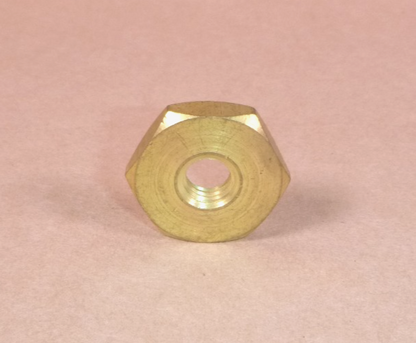 C.E. Niehoff Generator Terminal Brass Nut 3/8-16 , 1/4" Thick, 1" Wrench Size
