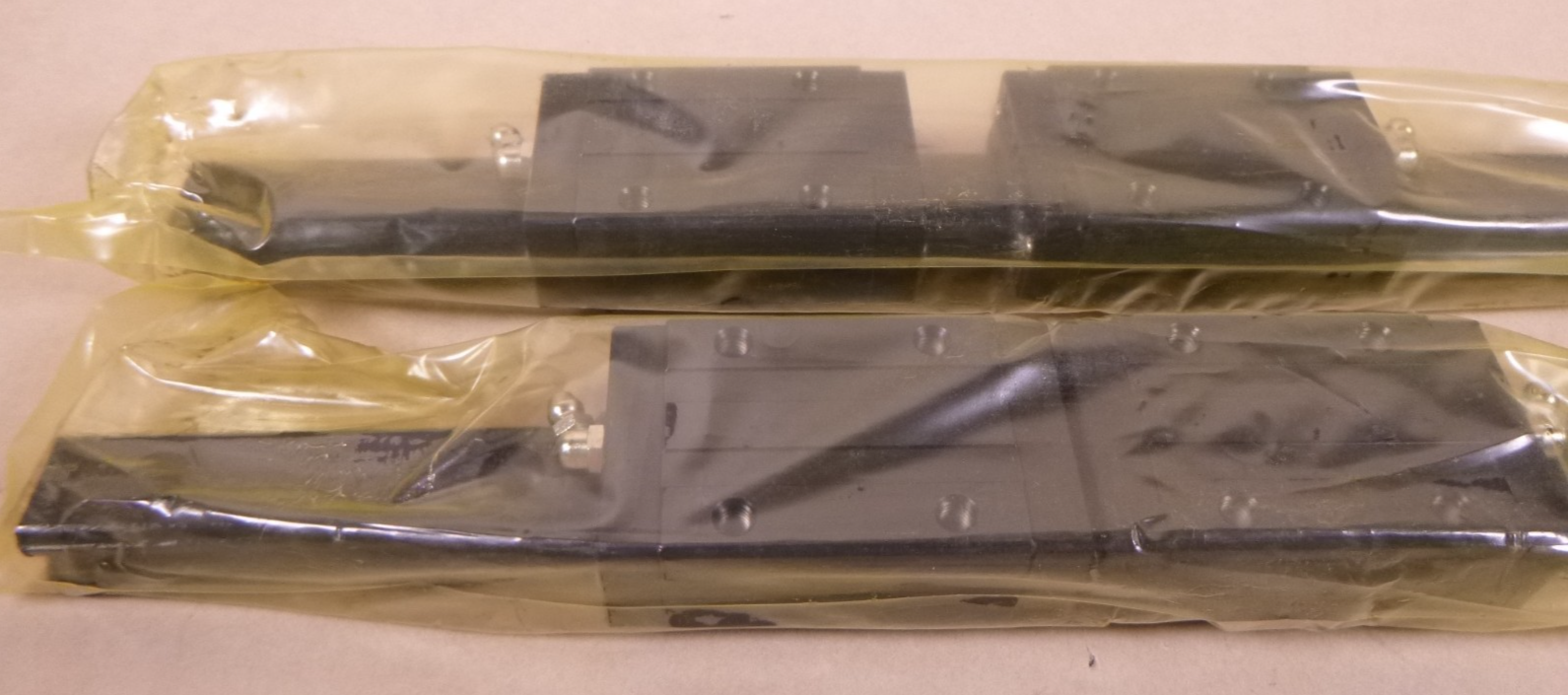 (2 PCS.) NB SGL25TFB2-460/W2LBF Linear Slide Guide Block With Rail , 18" Long