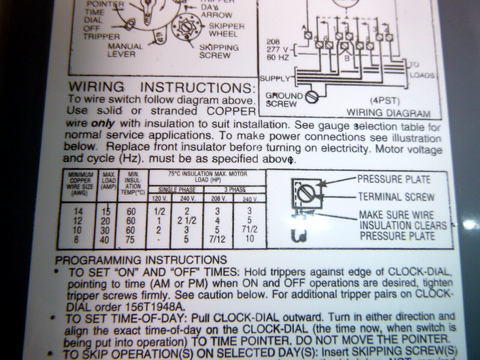 Intermatic T1472BR, 208-277 V, 24-Hour Mechanical Time Switch W/ Skipper NEMA 3R | Electrical MRO Replacement Parts & Components and Commercial Electrical Supplies Company