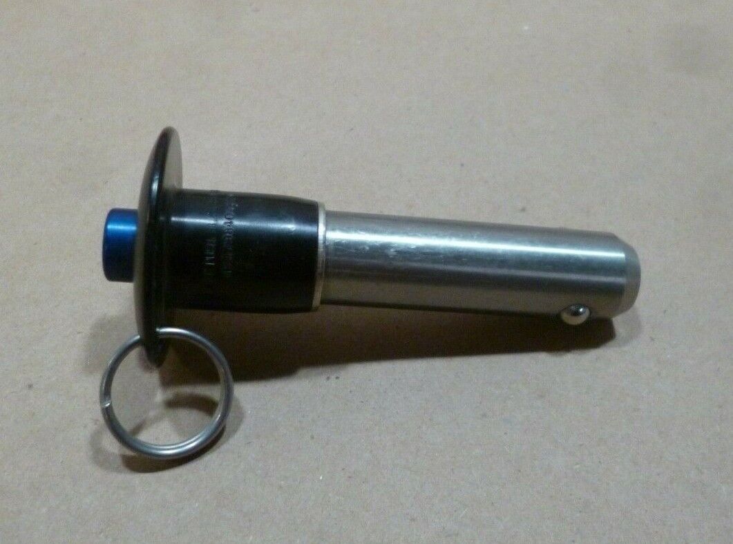 3/4" SHANK DIA. X 1.90" GRIP LENGTH STAINLESS STEEL BALL LOCK QUICK RELEASE PIN | Industrial Replacement Nuts &amp; Bolts Distributor and Machinery Screws &amp; Fasteners Supply