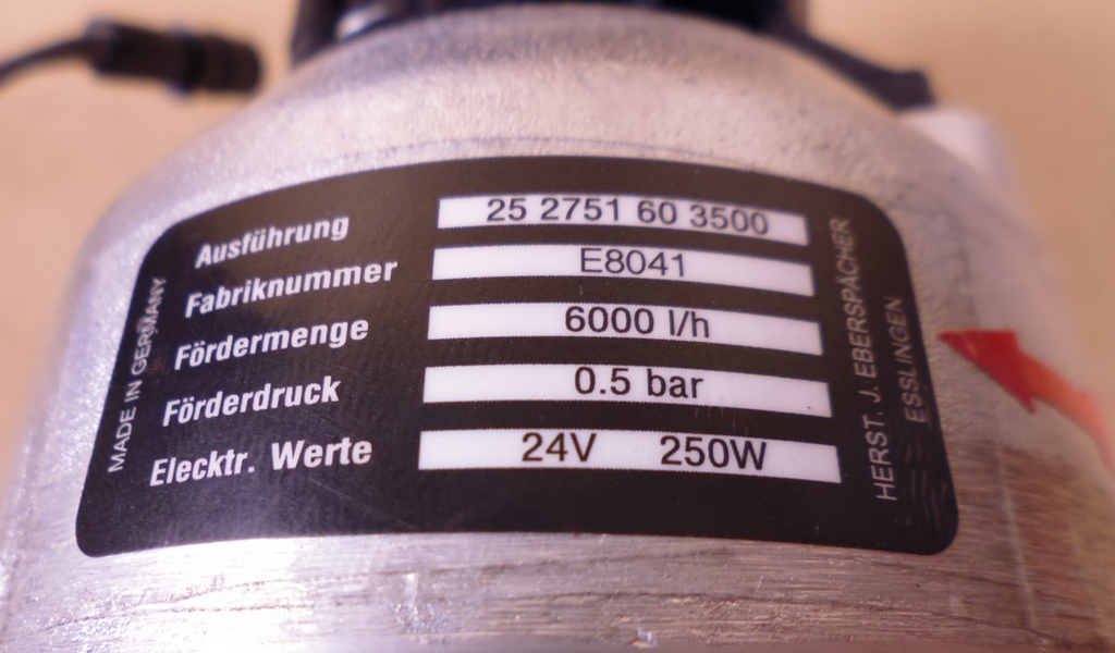 Eberspacher 10608985 9878313 Centrifugal Pump 24V , 4320-21-920-3232 | Industrial Electric Motors, Pumps & Parts