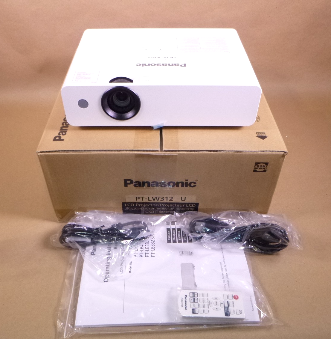 Panasonic PT-LW312U 3100-Lumen WXGA LCD Projector HDMI, 2x VGA Inputs