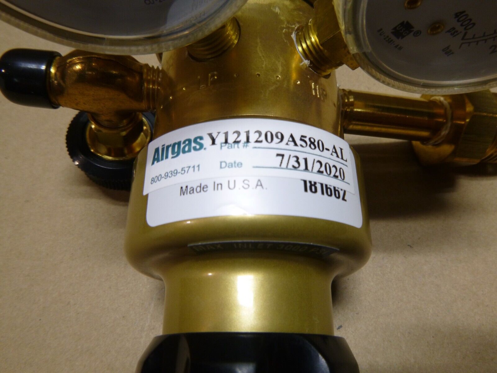 Scott Airgas Oxygen Regulator 51-218B-580, 51218B580, Made in USA | Industrial MRO Tools and Replacement Industrial Equipment Components