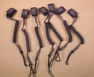 (Lot of 7) Blackhawk Tactical Pistol Lanyard, Coiled (90TPL1BK) 4020-01-493-8335 | Industrial MRO Tools and Replacement Industrial Equipment Components
