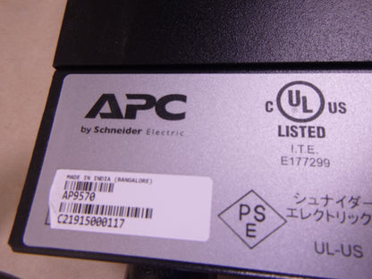 APC AP9570 4-C19 Outlet 208VAC 24A 50/60Hz Rack PDU Basic 1U