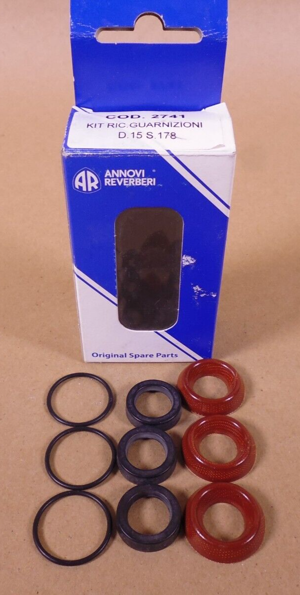 Annovi Reverberi / AR 2741 Pump Seal Kit For 15mm Piston COD. 2741 (XMT11.11) | Industrial MRO Replacement Parts, Manufacturing Machine Parts &amp; Components, Heavy Equipment Parts Supplier