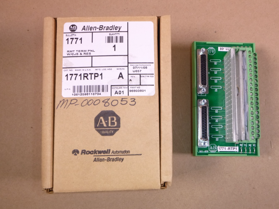 1771RTP1 Series A Allen Bradley Remote Termination Panel | Electrical MRO Replacement Parts &amp; Components and Commercial Electrical Supplies Company