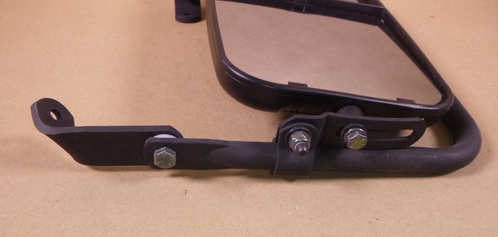 USGI M998 Humvee Driver Side Black Rearview Mirror W/ Mounting Bracket 57K3213 , 2540-01-424-7363 | Genuine HMMWV Replacement Parts and Military Surplus Humvee Parts & Accessories