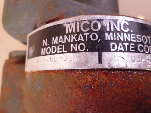 MICO 02-460-334 - Hydraulic Power Brake Flow Control Valve *UNTESTED AS IS*