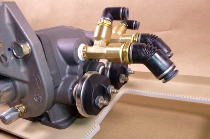 USGI FMTV E-7 Pneumatic Brake Valve W/ Floor Panel, Fittings &amp; Pressure Switches | Genuine FMTV Replacement Parts, LMTV Parts For Sale and Military Surplus Medium Tactical Vehicle Parts &amp; Components