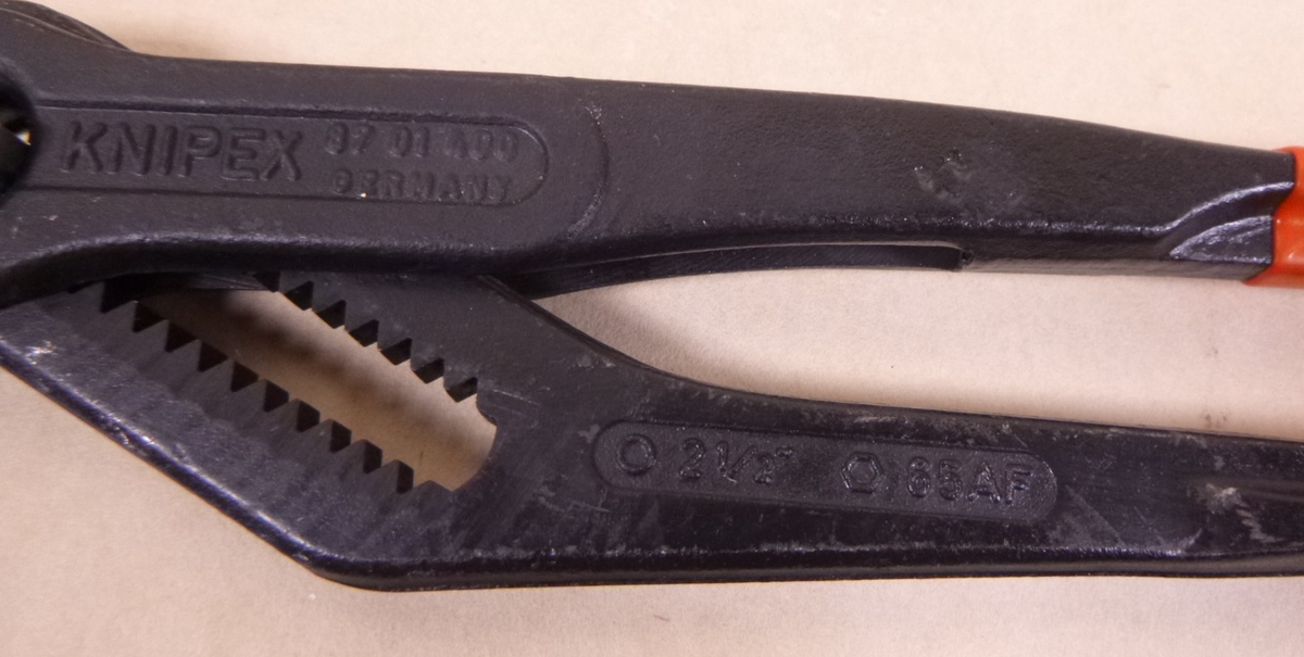 Blue-Point KNIPEX Vanadin Slip-Joint Water Pump Plumbing Pliers, 16" Germany