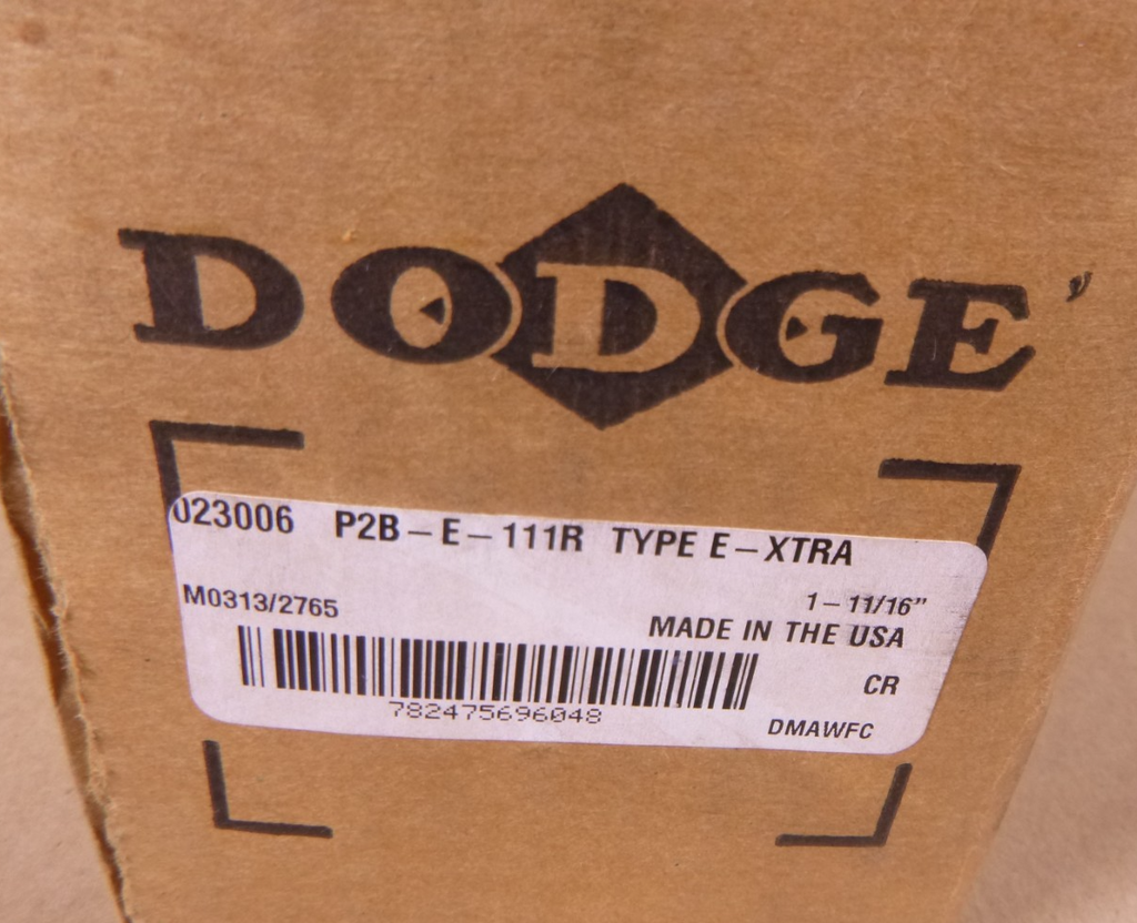 Dodge 023006 Pillow Block Roller Bearing Unit P2B-E-111R 1-11/16in Bore | Industrial MRO Replacement Parts, Manufacturing Machine Parts & Components, Heavy Equipment Parts Supplier