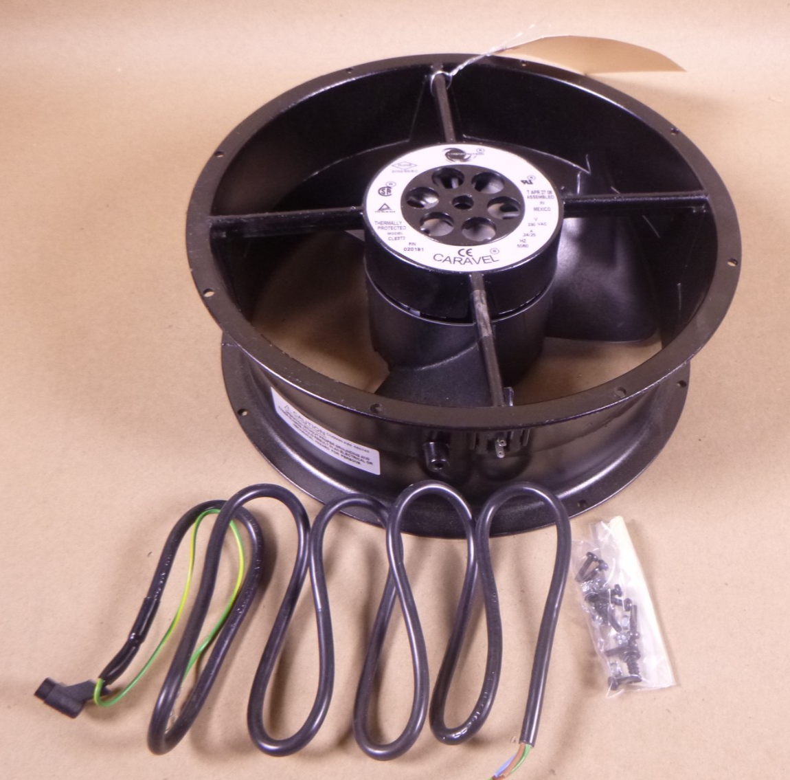Comair Rotron CLE3T2 020191 254mm x 89mm Axial Fan, 230VAC, 50/60Hz, .24/.25A | Electrical MRO Replacement Parts &amp; Components and Commercial Electrical Supplies Company