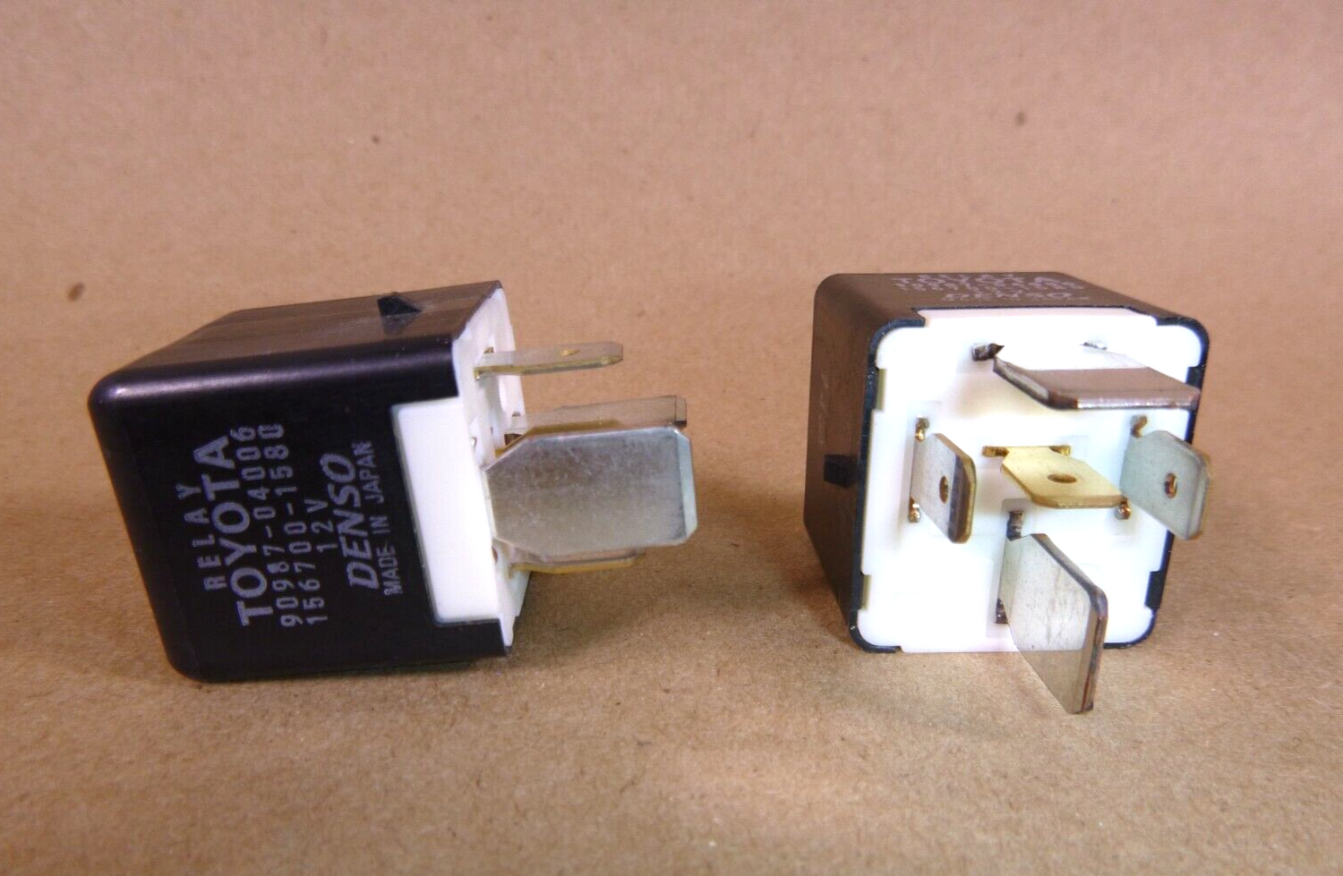 2x OEM Toyota Denso 12V Relay 9098704010, 9098704006, 9008087031, 1567001580 | Replacement Truck Parts, Trailer Accessories, Automobile Supplies, Car Parts &amp; Accessories