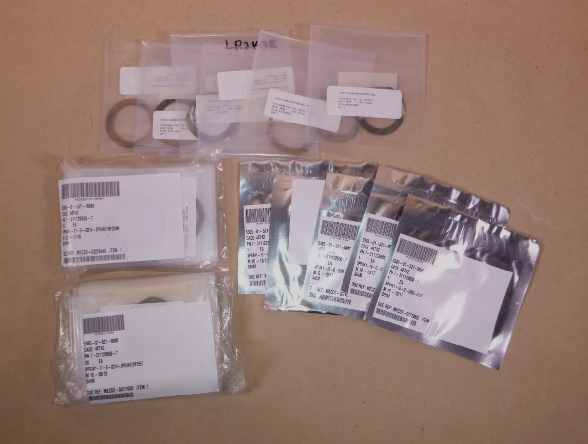 SHIM (Lot of 51 Pieces) 7-311120606-7, 5365-01-521-8898 | Industrial Replacement Nuts &amp; Bolts Distributor and Machinery Screws &amp; Fasteners Supply