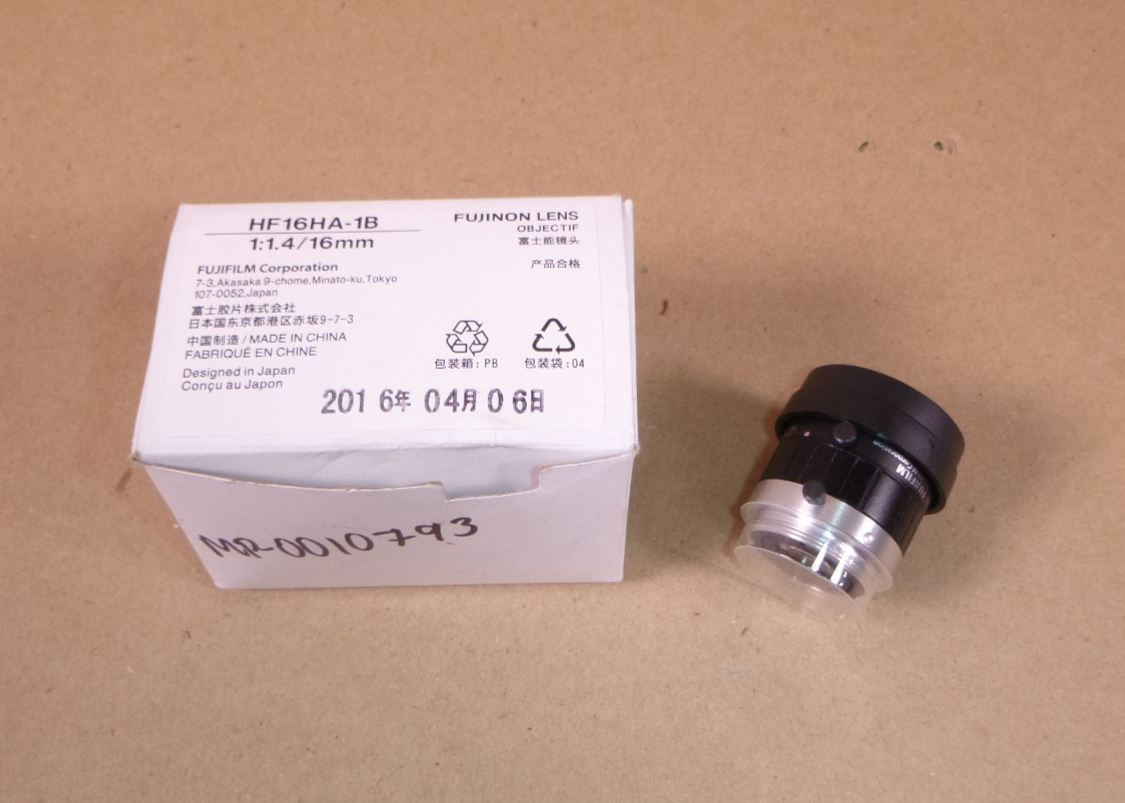 Fujinon Lens HF16HA-1B 1:1.4/16mm C-Mount | Electrical MRO Replacement Parts &amp; Components and Commercial Electrical Supplies Company