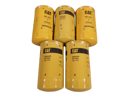 (5 Pack) CAT 093-7521 Hydraulic Oil Filter Caterpillar OEM