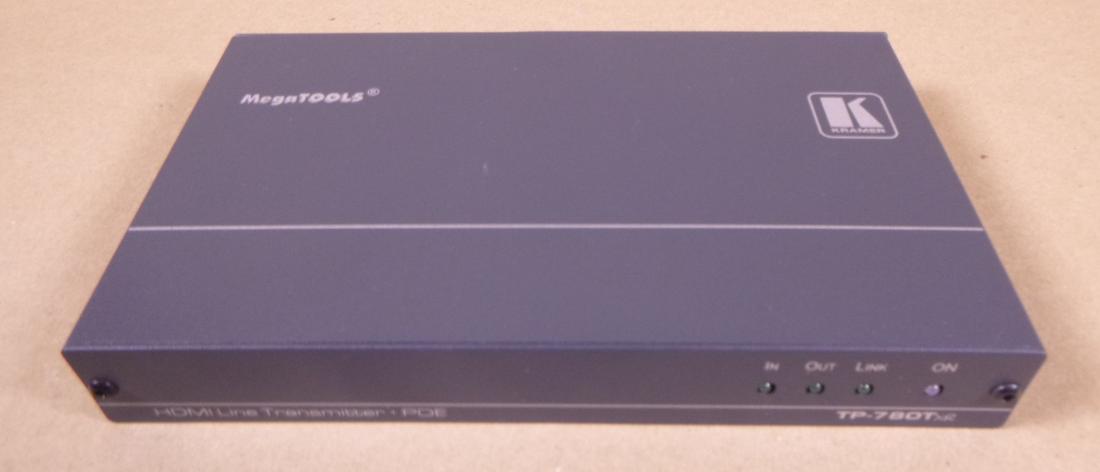 USED Kramer TP-780TXR 4K60 4:2:0 HDMI HDCP 2.2 PoE Transmitter Ethernet, RS–232, IR | Electrical MRO Replacement Parts &amp; Components and Commercial Electrical Supplies Company