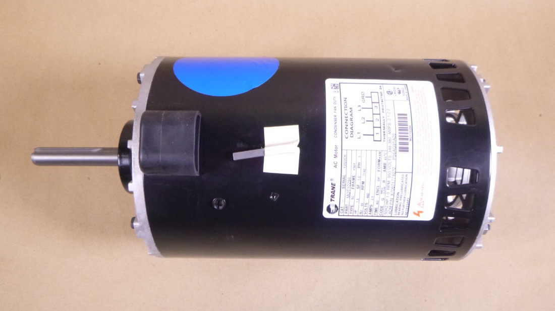 MOT10294 Trane Condenser Fan Motor 460V 3 Phase Motor - 1.5HP, 1140RPM, 56Frame | Industrial Electric Motors, Pumps &amp; Parts