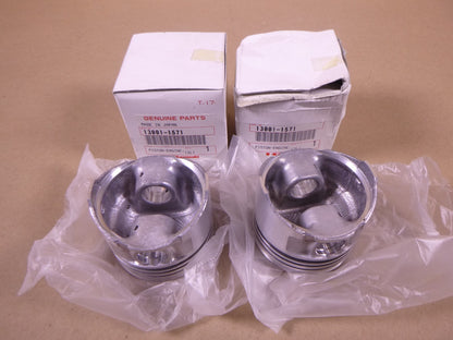 (2x) OEM Kawasaki 13001-1571 Piston For 3010 4010 Mule Genuine | Replacement Truck Parts, Trailer Accessories, Automobile Supplies, Car Parts &amp; Accessories