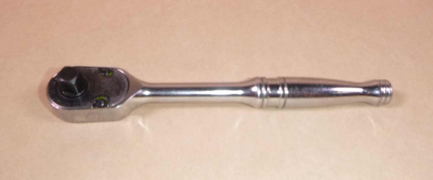 F80 Snap On 3/8" Drive 80 Tooth Standard Handle Ratchet 7-7/16" Long