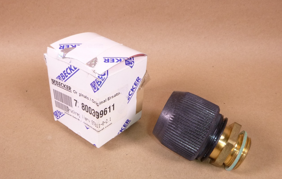 Genuine Becker 72800399611 Pressure Regulating Valve ST 611-0-2.1 | Industrial MRO Replacement Parts, Manufacturing Machine Parts &amp; Components, Heavy Equipment Parts Supplier