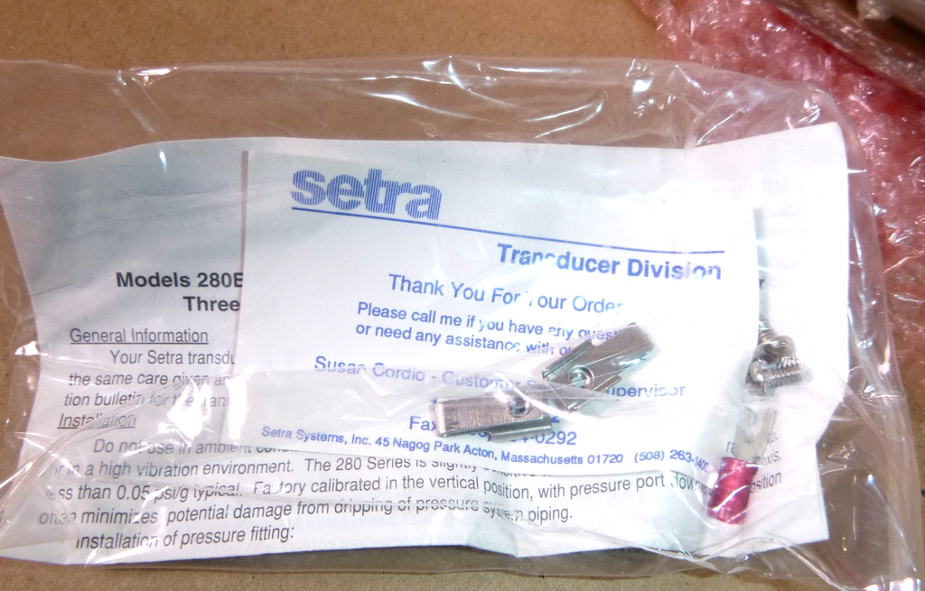 Setra C280E Pressure Transmitter, 14.7-100psi, 24vdc, 4-20mA, 280111-16 | Electrical MRO Replacement Parts & Components and Commercial Electrical Supplies Company