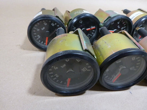 LOT OF 9 - USGI MILITARY MRAP PRESSURE GAGE GAUGE VDO 151/7/16/112 6340601019