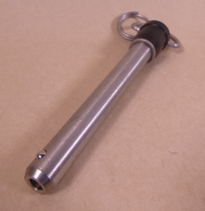 1/2" Shank x 3-1/2" Ring Hdl Stainless Ball Lock Quick Release Pin Avibank USA