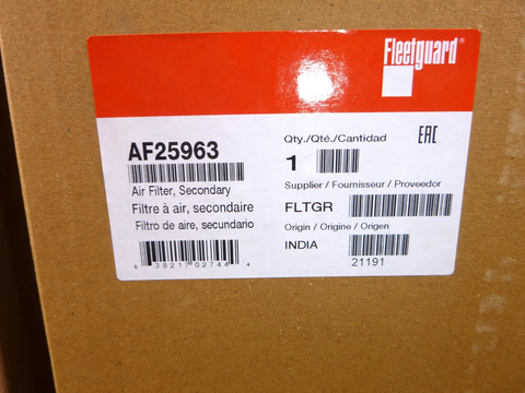 AF25962 / AF25963 Fleetguard Primary & Seconday Air Filter Set AT300488 AT300487 | Replacement Truck Parts, Trailer Accessories, Automobile Supplies, Car Parts & Accessories