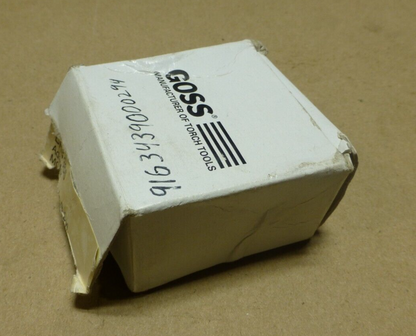 GOSS BRS-365 CYLINDER TO REGULATOR ADAPTER BRASS | Industrial MRO Replacement Parts, Manufacturing Machine Parts &amp; Components, Heavy Equipment Parts Supplier