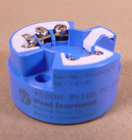 Weed Instrument 4500H PT100 Programmable Temperature Transmitter 3W 150C | Electrical MRO Replacement Parts & Components and Commercial Electrical Supplies Company