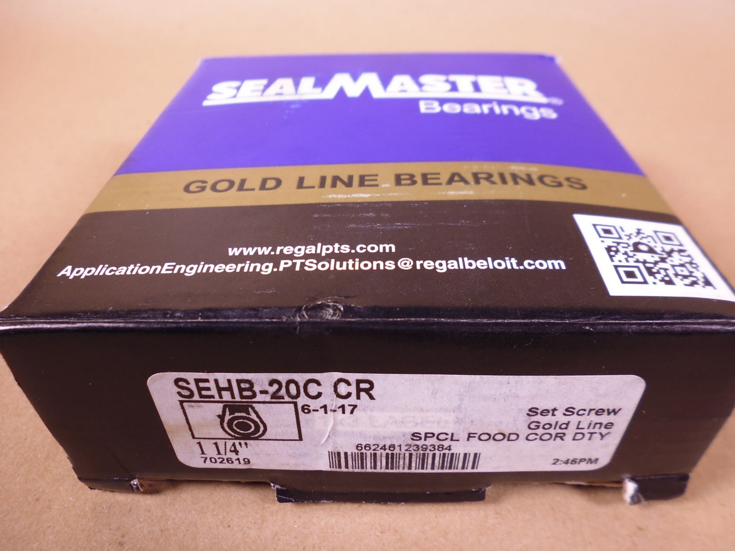 SealMaster Hanger Ball Bearing Unit SEHB-20C CR Cast Iron 1-1/4 Inch Gold Line | Industrial MRO Replacement Parts, Manufacturing Machine Parts &amp; Components, Heavy Equipment Parts Supplier