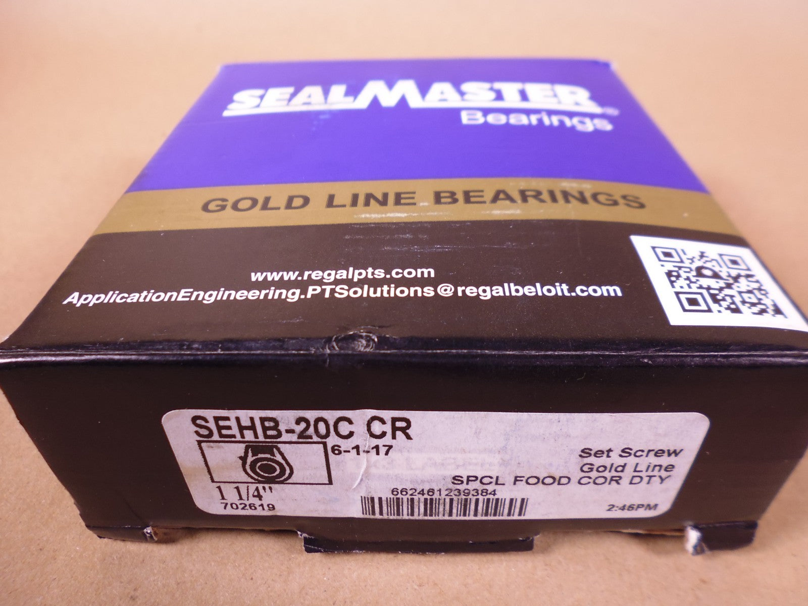SealMaster Hanger Ball Bearing Unit SEHB-20C CR Cast Iron 1-1/4 Inch Gold Line | Industrial MRO Replacement Parts, Manufacturing Machine Parts &amp; Components, Heavy Equipment Parts Supplier