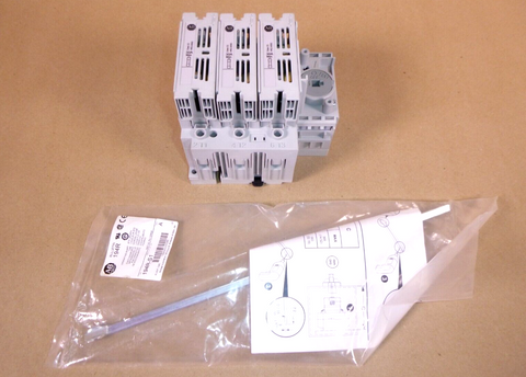 New Allen Bradley 194R-C30-1753 Series A Disconnect Switch W/ 194R-S1 Opr Shaft