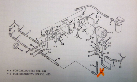 USGI M939 Front Winch Pump Hydraulic Metal Tube Assy 12257112, 4710-01-106-0914 | Genuine M35 Military Truck Parts and M939 Cargo Truck Surplus Parts