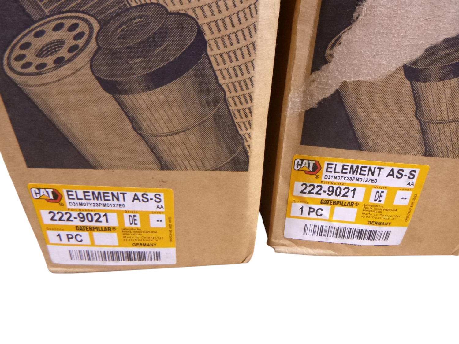 (3 PACK) GENUINE CATERPILLAR 222-9021 SECONDARY ENGINE AIR FILTER CAT 2229021 | Industrial Tractor Parts Supplier and Surplus Tractor Parts &amp; Accessories