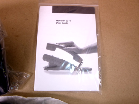 Nortel Aastra Meridian 9316CW Single Line Phone Black NT2N18B W/ Caller ID | Industrial MRO Tools and Replacement Industrial Equipment Components