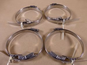 (LOT OF 4) Protex 27-HT210-255SS 210-255MM Quick Release Stainless Band Clamp