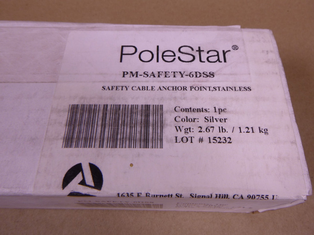 Adaptive Technology PM-SAFETY-6DSS Safety Anchor PoleStar Stainless Steel | Industrial MRO Replacement Parts, Manufacturing Machine Parts &amp; Components, Heavy Equipment Parts Supplier