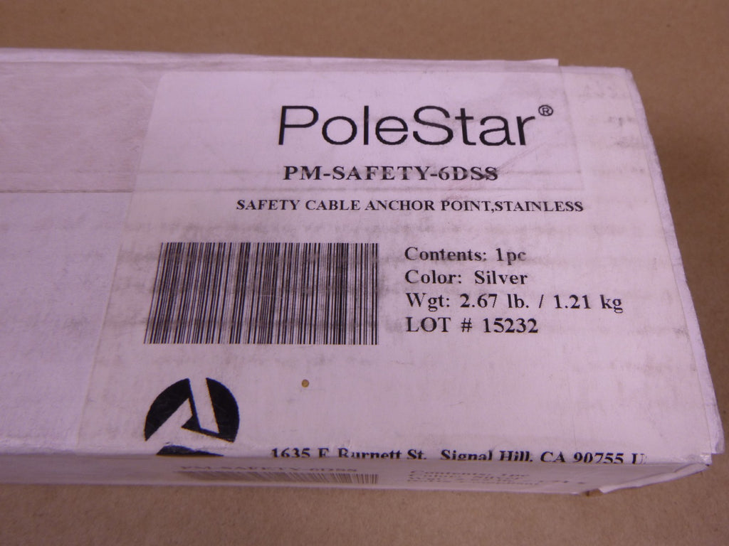 Adaptive Technology PM-SAFETY-6DSS Safety Anchor PoleStar Stainless Steel | Industrial MRO Replacement Parts, Manufacturing Machine Parts & Components, Heavy Equipment Parts Supplier